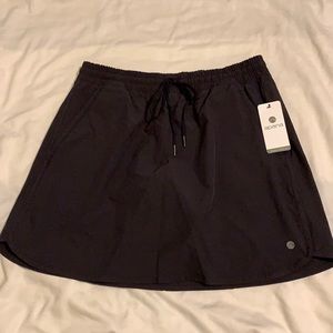 Sporty skirt with built in shorts
